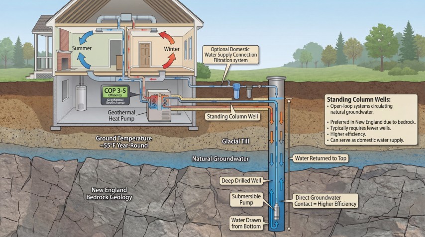 Standing Column Well Drilling